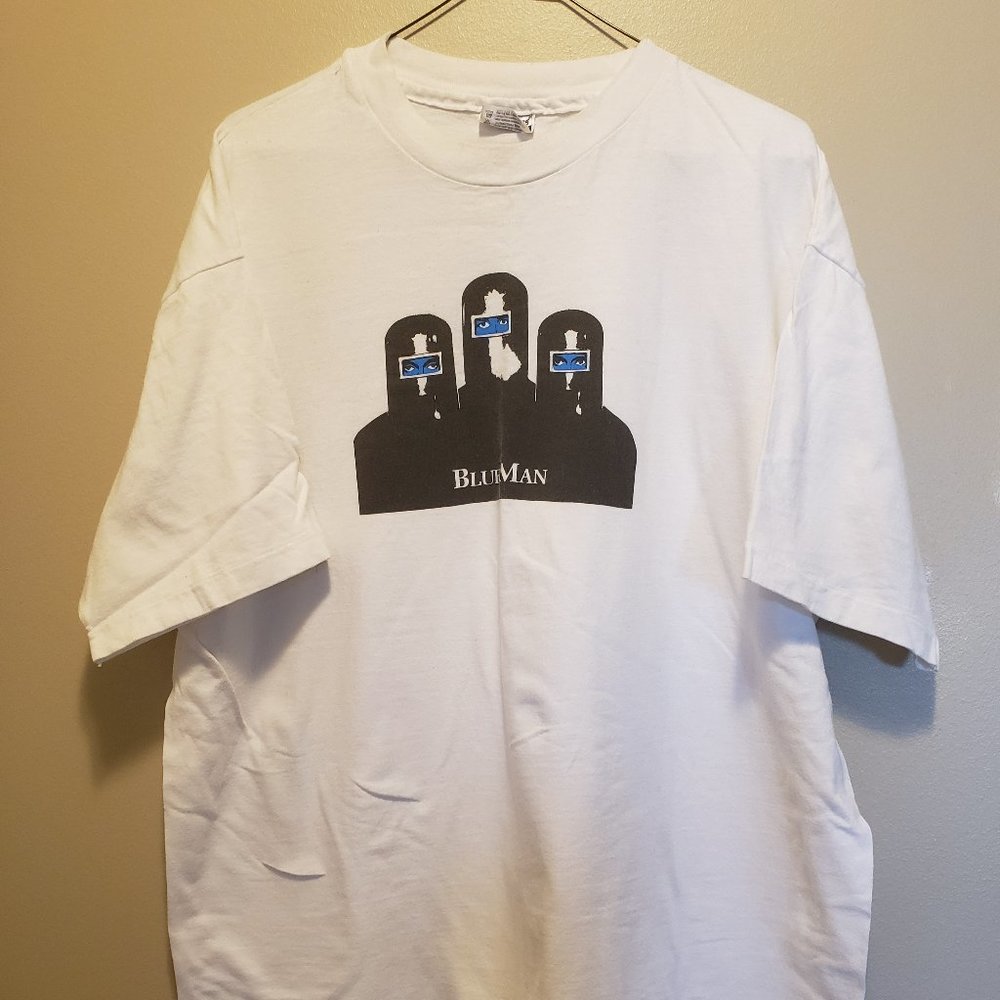 Vintage 90s Blue Man Group T-Shirt XL